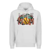 Dove Grey Softball Mom Premium Hoodie - Bettercallsaul