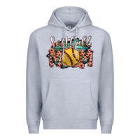 Heather Grey Softball Mom Premium Hoodie - Bettercallsaul