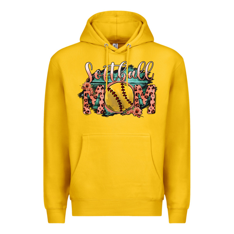 Softball Mom Premium Hoodie by Bettercallsaul | Teevron