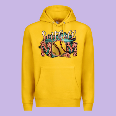 Softball Mom Premium Hoodie Designed By Bettercallsaul