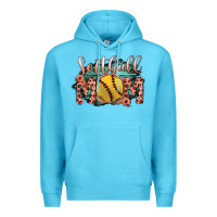Ocean Blue Softball Mom Premium Hoodie - Bettercallsaul