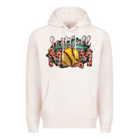 Pale Pink Softball Mom Premium Hoodie - Bettercallsaul
