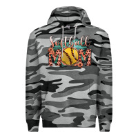 Slate Camo Softball Mom Premium Hoodie - Bettercallsaul