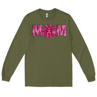 Army Green breast cancer mom sunflower Long Sleeve Tee - AdoDesignShop