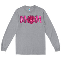 Heather Grey breast cancer mom sunflower Long Sleeve Tee - AdoDesignShop