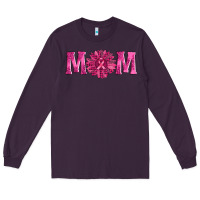Plum breast cancer mom sunflower Long Sleeve Tee - AdoDesignShop
