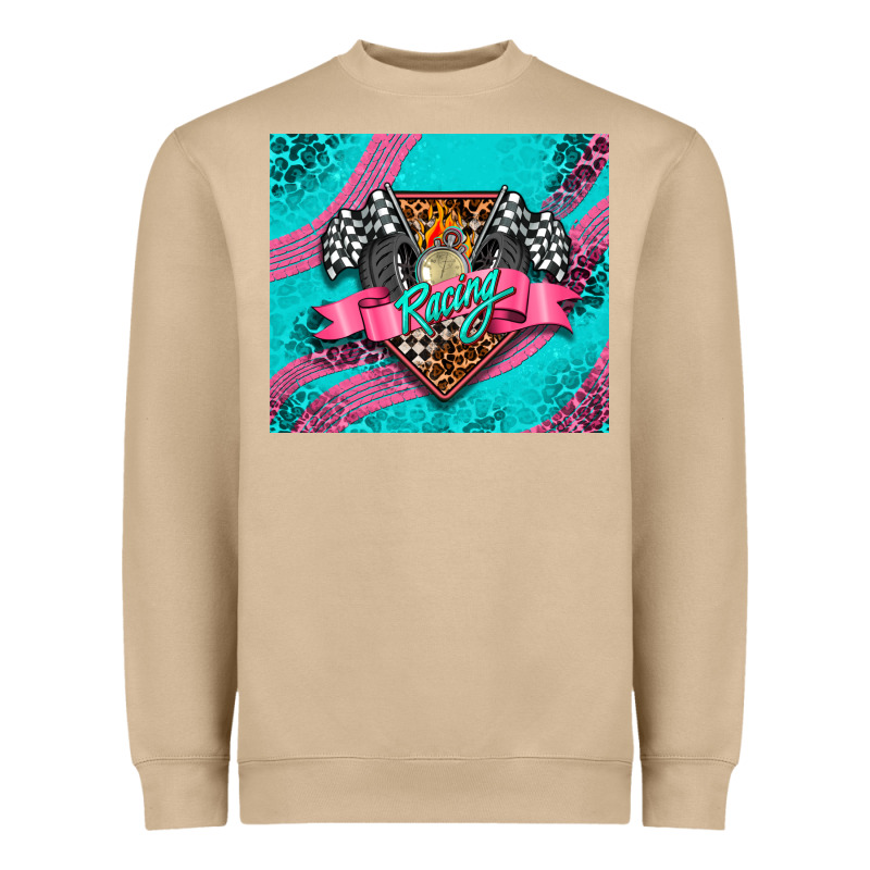 Racing Pink Heavyweight Sweatshirt by AdoDesignShop | Teevron
