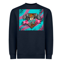 Navy racing pink Heavyweight Sweatshirt - AdoDesignShop