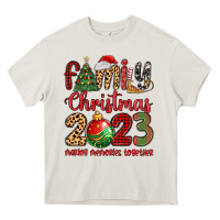 Cream family christmas 2023 making memories together Heavy Core Tee - MaliasSmallBusiness