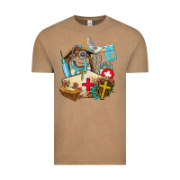 Vintage Coffee nurse  cross and jesus Vintage Tee - AdoDesignShop