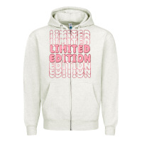 Oatmeal Heather limited edition Zipper Hoodie - MaliasSmallBusiness