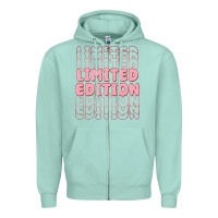 Seafoam limited edition Zipper Hoodie - MaliasSmallBusiness