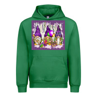 Emerald Mardi Gras carnival with gnomies tumbler Urban Hoodie - HowdyJamesFarm