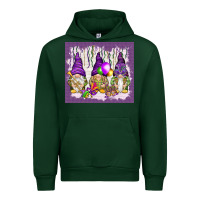 Forest Green Mardi Gras carnival with gnomies tumbler Urban Hoodie - HowdyJamesFarm