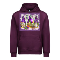 Mauve Wine Mardi Gras carnival with gnomies tumbler Urban Hoodie - HowdyJamesFarm