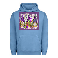 Pigment Pebble Blue Mardi Gras carnival with gnomies tumbler Urban Hoodie - HowdyJamesFarm