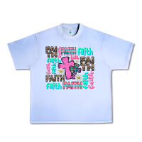 Grape Ice faith with cross Urban Heavy Tee - AdoDesignShop