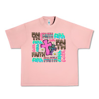 Salmon faith with cross Urban Heavy Tee - AdoDesignShop