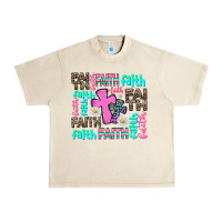 Sandshell faith with cross Urban Heavy Tee - AdoDesignShop