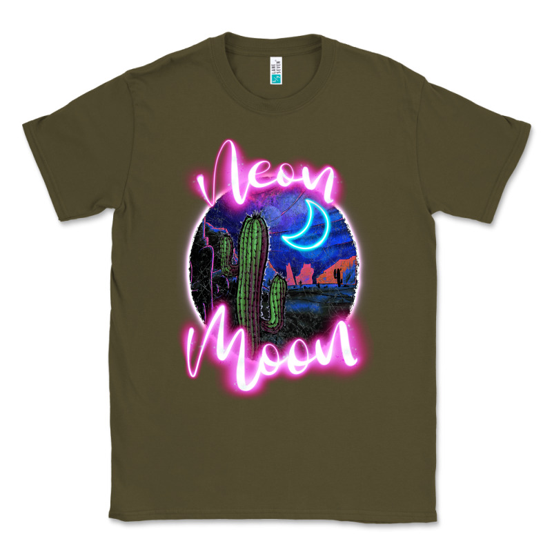 Neon Moon Classic Tee by JahusDesignShop | Teevron
