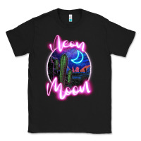 Black neon moon Classic Tee - JahusDesignShop