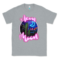 Heather Grey neon moon Classic Tee - JahusDesignShop