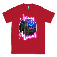 Red neon moon Classic Tee - JahusDesignShop