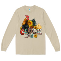 Mushroom cluck it coop animals hen and chick aztec serape leopard Long Sleeve Tee - Artiststas