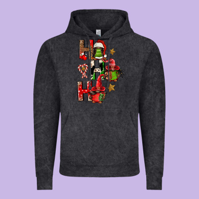 Ho Ho Ho Afro Gnomes Vintage Hoodie Designed By Fadigitalartstudio