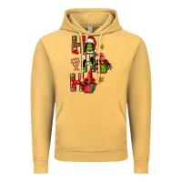 Vintage Mustard ho ho ho afro gnomes Vintage Hoodie - FaDigitalArtStudio