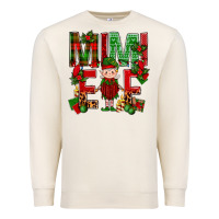 Sandshell Mimi Elf with Knitting Christmas Premium Sweatshirt - BundleAndBundleShop