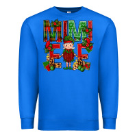 True Royal Mimi Elf with Knitting Christmas Premium Sweatshirt - BundleAndBundleShop