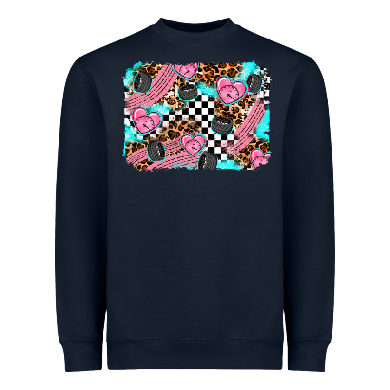 Race Day Background Heavyweight Sweatshirt by AdoDesignShop | Teevron