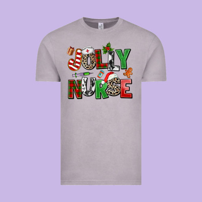 Jolly Nurse Vintage Tee Designed By Adodesignshop