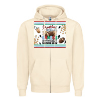 Sandshell i'm just here for the snacks Zipper Hoodie - MaliasSmallBusiness