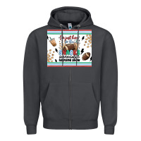 Smoke i'm just here for the snacks Zipper Hoodie - MaliasSmallBusiness