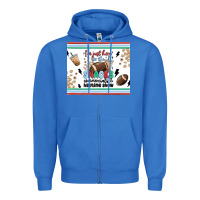 True Royal i'm just here for the snacks Zipper Hoodie - MaliasSmallBusiness