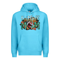 Ocean Blue Football Mom Premium Hoodie - Bettercallsaul