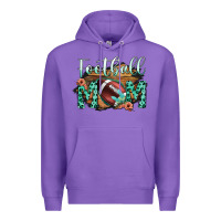 Purple Football Mom Premium Hoodie - Bettercallsaul