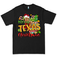 Black merry texas christmas Premium Tee - Zillion Design Studio
