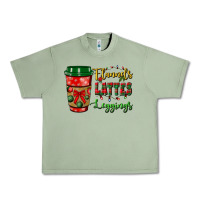 Oil Green flannels lattes leggings Urban Heavy Tee - BundleAndBundleShop
