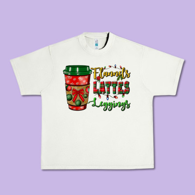Flannels Lattes Leggings Urban Heavy Tee Designed By Bundleandbundleshop