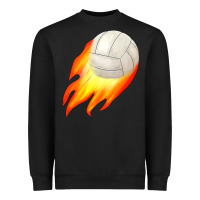 Black volleyball Heavyweight Sweatshirt - JahusDesignShop