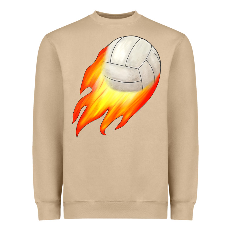 Volleyball Heavyweight Sweatshirt by JahusDesignShop | Teevron
