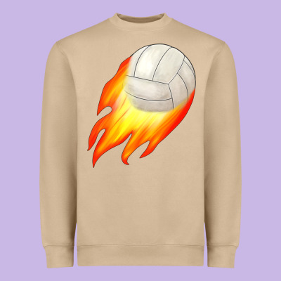 Volleyball Heavyweight Sweatshirt Designed By Jahusdesignshop