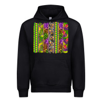 Black Mardi Gras brushstroke Urban Hoodie - HowdyJamesFarm