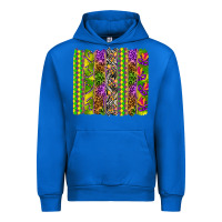 Cobalt Mardi Gras brushstroke Urban Hoodie - HowdyJamesFarm