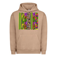 Pigment Burro Mardi Gras brushstroke Urban Hoodie - HowdyJamesFarm