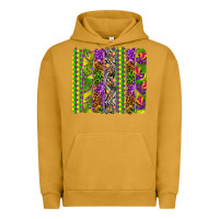 Pigment Peanut Butter Mardi Gras brushstroke Urban Hoodie - HowdyJamesFarm