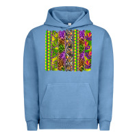 Pigment Pebble Blue Mardi Gras brushstroke Urban Hoodie - HowdyJamesFarm